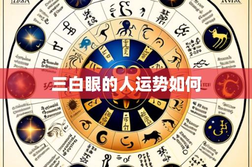 三白眼的人运势如何