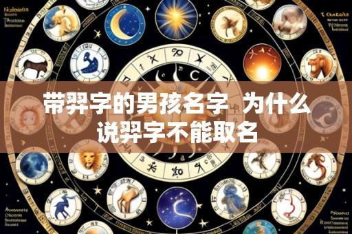 带羿字的男孩名字 为什么说羿字不能取名