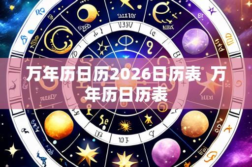 万年历日历2026日历表 万年历日历表
