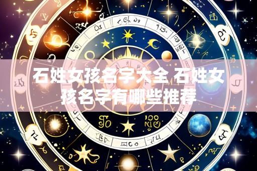 石姓女孩名字大全 石姓女孩名字有哪些推荐
