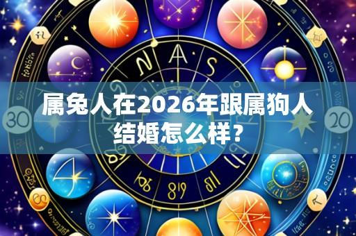 属兔人在2026年跟属狗人结婚怎么样?