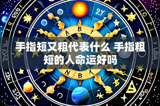 手指短又粗代表什么 手指粗短的人命运好吗