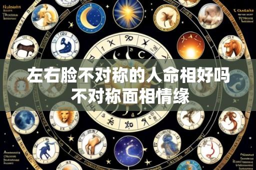左右脸不对称的人命相好吗 不对称面相情缘