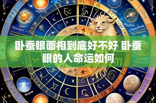 卧蚕眼面相到底好不好 卧蚕眼的人命运如何