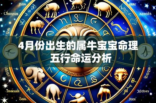 4月份出生的属牛宝宝命理  五行命运分析