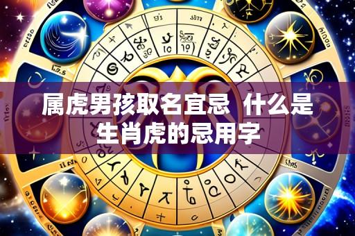 属虎男孩取名宜忌  什么是生肖虎的忌用字