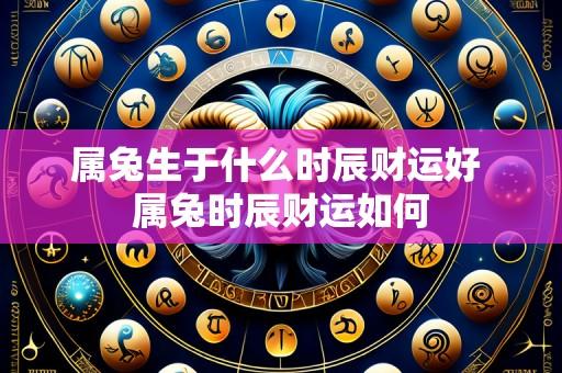 属兔生于什么时辰财运好 属兔时辰财运如何