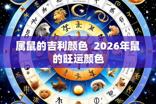 属鼠的吉利颜色 2026年鼠的旺运颜色