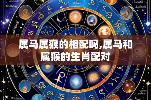 属马属猴的相配吗,属马和属猴的生肖配对