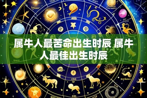 属牛人最苦命出生时辰 属牛人最佳出生时辰