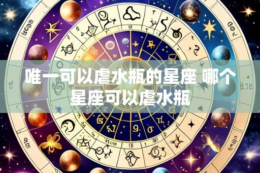 唯一可以虐水瓶的星座 哪个星座可以虐水瓶