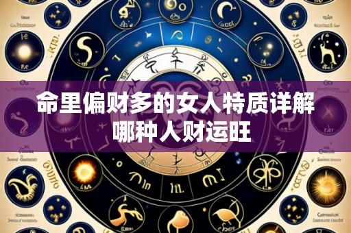 命里偏财多的女人特质详解 哪种人财运旺