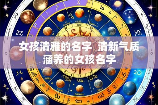 女孩清雅的名字 清新气质涵养的女孩名字