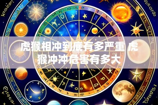 虎猴相冲到底有多严重 虎猴冲冲危害有多大