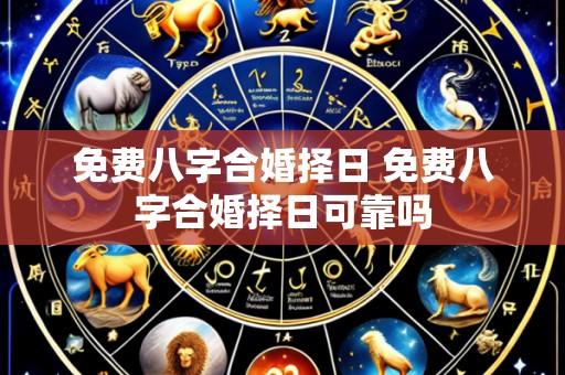 免费八字合婚择日 免费八字合婚择日可靠吗