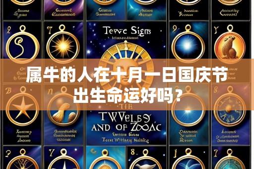 属牛的人在十月一日国庆节出生命运好吗？
