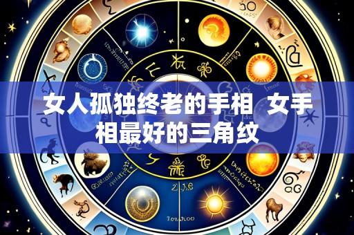 女人孤独终老的手相 女手相最好的三角纹