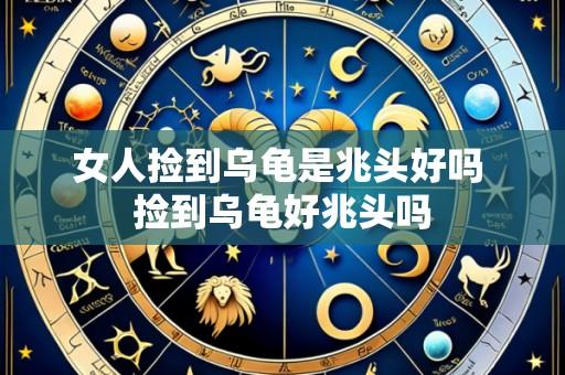 女人捡到乌龟是兆头好吗 捡到乌龟好兆头吗