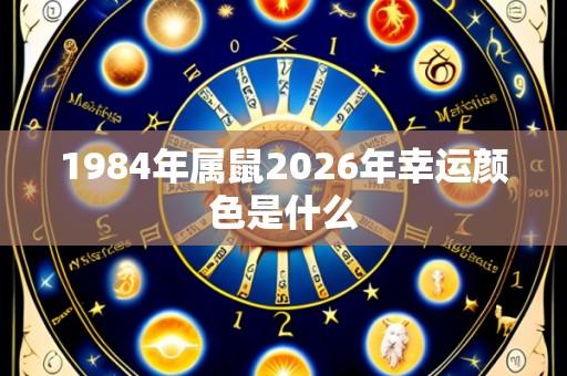 1984年属鼠2026年幸运颜色是什么