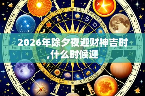 2026年除夕夜迎财神吉时,什么时候迎