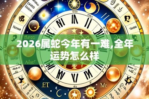 2026属蛇今年有一难,全年运势怎么样