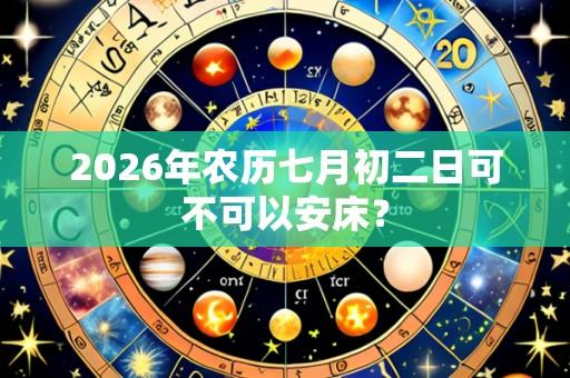 2026年农历七月初二日可不可以安床?