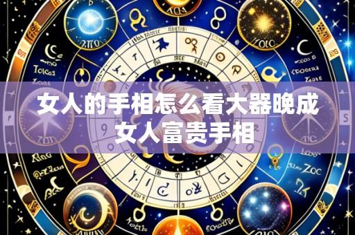 女人的手相怎么看大器晚成 女人富贵手相