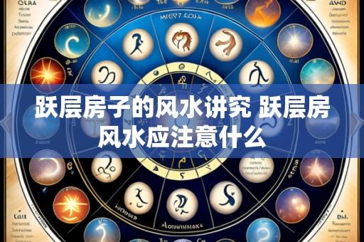 跃层房子的风水讲究 跃层房风水应注意什么