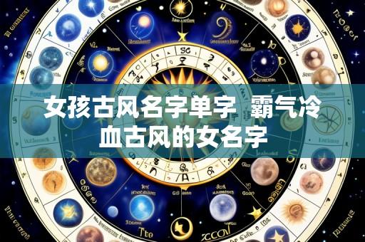 女孩古风名字单字 霸气冷血古风的女名字
