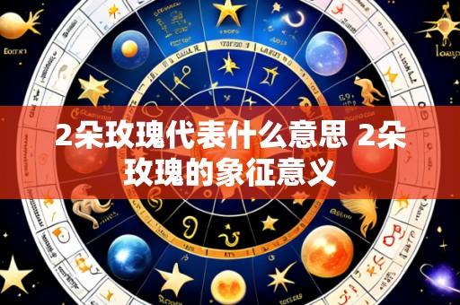 2朵玫瑰代表什么意思 2朵玫瑰的象征意义