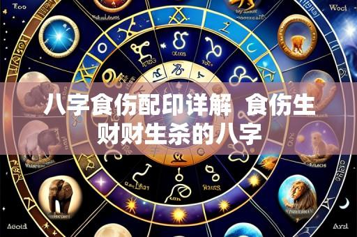 八字食伤配印详解  食伤生财财生杀的八字