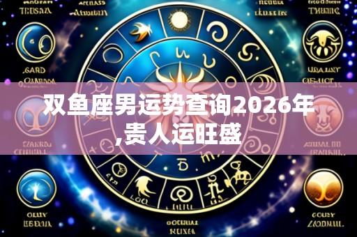 双鱼座男运势查询2026年,贵人运旺盛