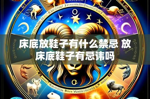 床底放鞋子有什么禁忌 放床底鞋子有忌讳吗