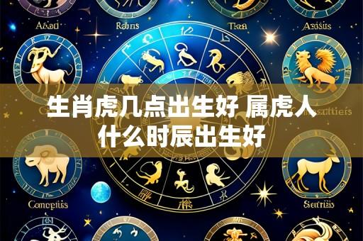 生肖虎几点出生好 属虎人什么时辰出生好