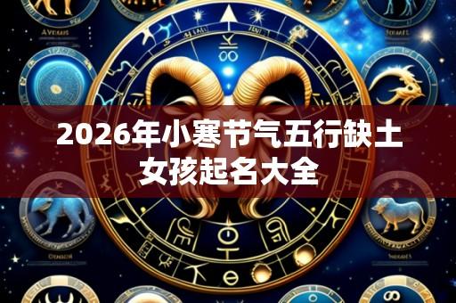 2026年小寒节气五行缺土女孩起名大全