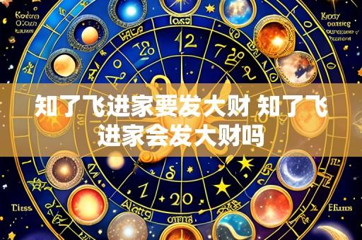 知了飞进家要发大财 知了飞进家会发大财吗