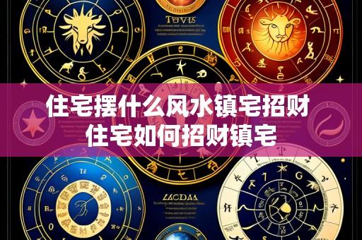 住宅摆什么风水镇宅招财 住宅如何招财镇宅