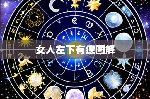 女人左下有痣图解