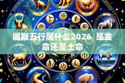 属猴五行属什么2026 是金命还是土命