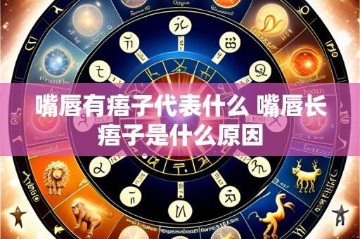 嘴唇有痦子代表什么 嘴唇长痦子是什么原因