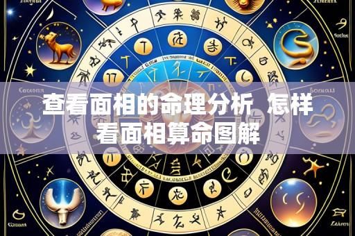 查看面相的命理分析  怎样看面相算命图解