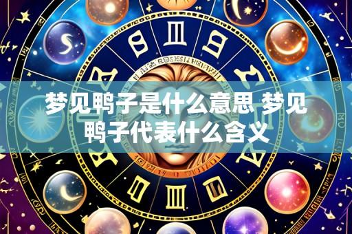梦见鸭子是什么意思 梦见鸭子代表什么含义