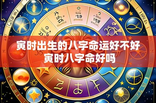 寅时出生的八字命运好不好 寅时八字命好吗