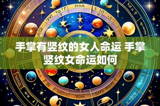 手掌有竖纹的女人命运 手掌竖纹女命运如何