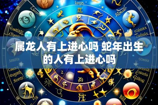 属龙人有上进心吗 蛇年出生的人有上进心吗