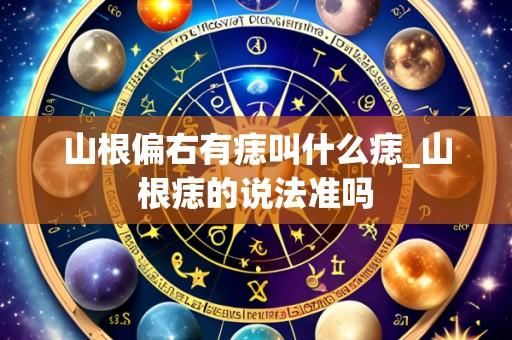 山根偏右有痣叫什么痣_山根痣的说法准吗