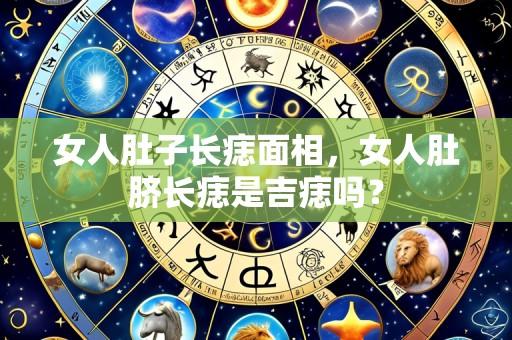女人肚子长痣面相，女人肚脐长痣是吉痣吗？