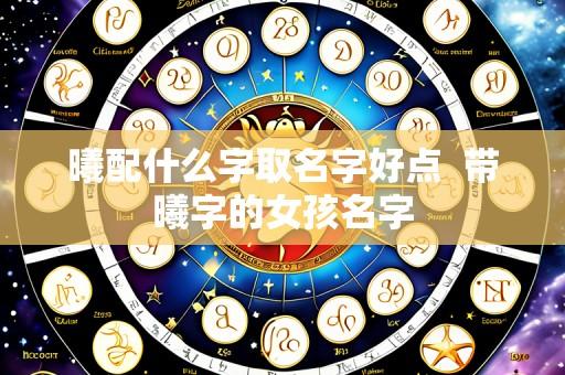 曦配什么字取名字好点 带曦字的女孩名字