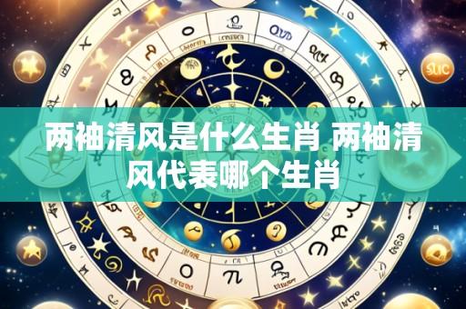 两袖清风是什么生肖 两袖清风代表哪个生肖