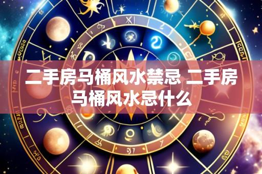 二手房马桶风水禁忌 二手房马桶风水忌什么